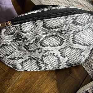 Snakeskin fannypack